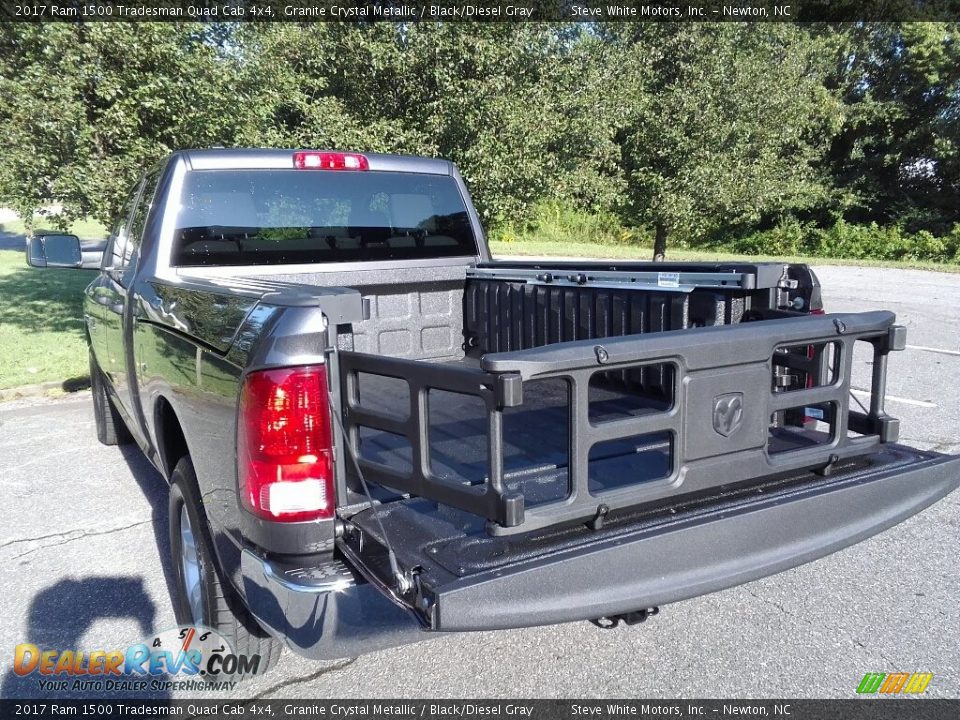 2017 Ram 1500 Tradesman Quad Cab 4x4 Granite Crystal Metallic / Black/Diesel Gray Photo #26