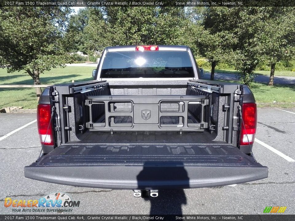 2017 Ram 1500 Tradesman Quad Cab 4x4 Granite Crystal Metallic / Black/Diesel Gray Photo #27