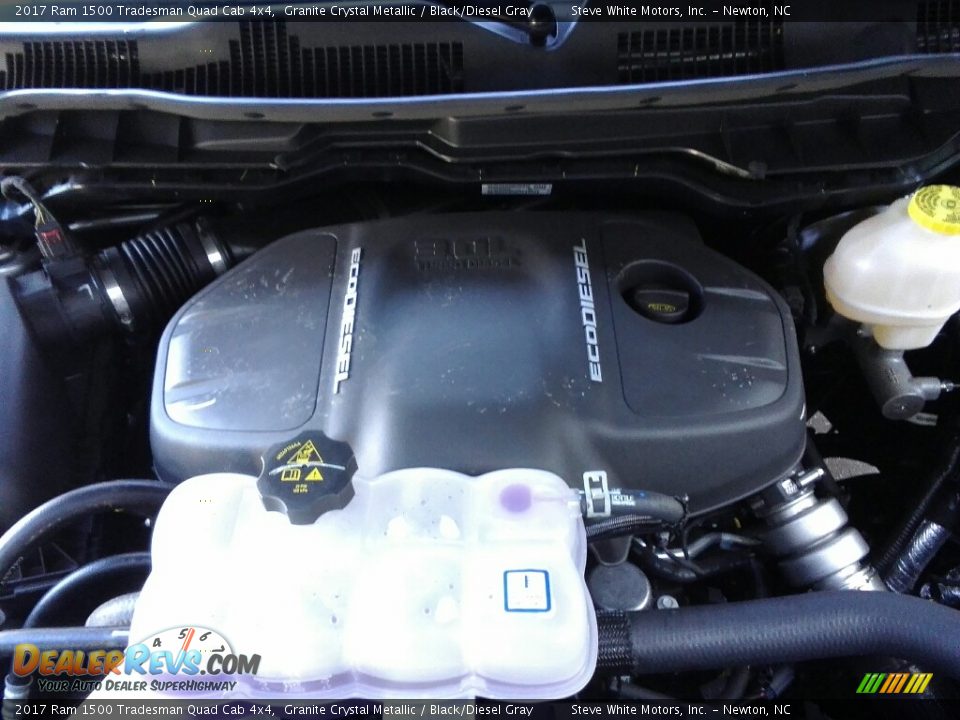 2017 Ram 1500 Tradesman Quad Cab 4x4 Granite Crystal Metallic / Black/Diesel Gray Photo #29