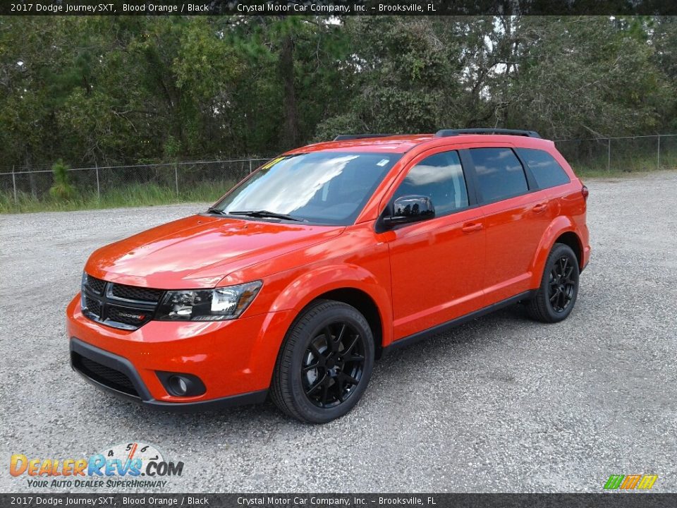 2017 Dodge Journey SXT Blood Orange / Black Photo #1