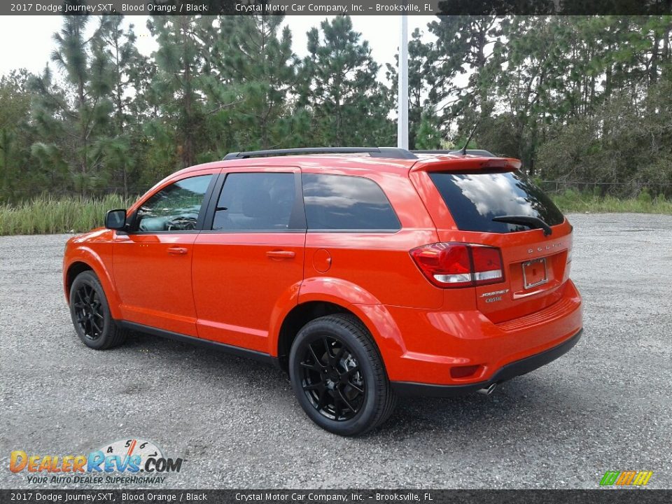 2017 Dodge Journey SXT Blood Orange / Black Photo #3