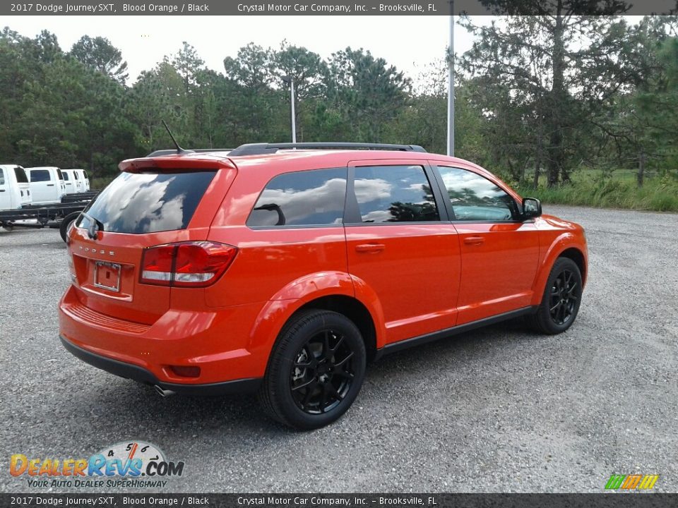 2017 Dodge Journey SXT Blood Orange / Black Photo #5