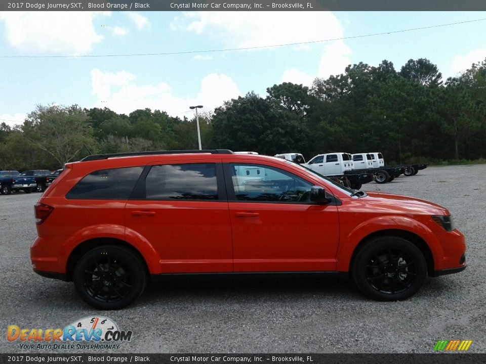 2017 Dodge Journey SXT Blood Orange / Black Photo #6