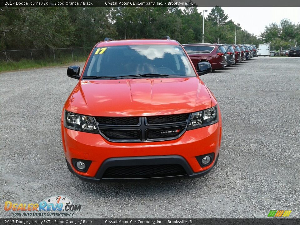 2017 Dodge Journey SXT Blood Orange / Black Photo #8