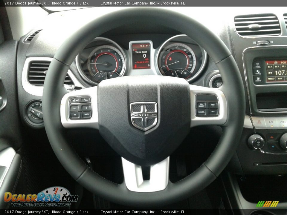 2017 Dodge Journey SXT Blood Orange / Black Photo #14