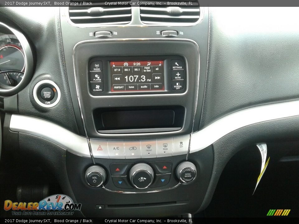2017 Dodge Journey SXT Blood Orange / Black Photo #15