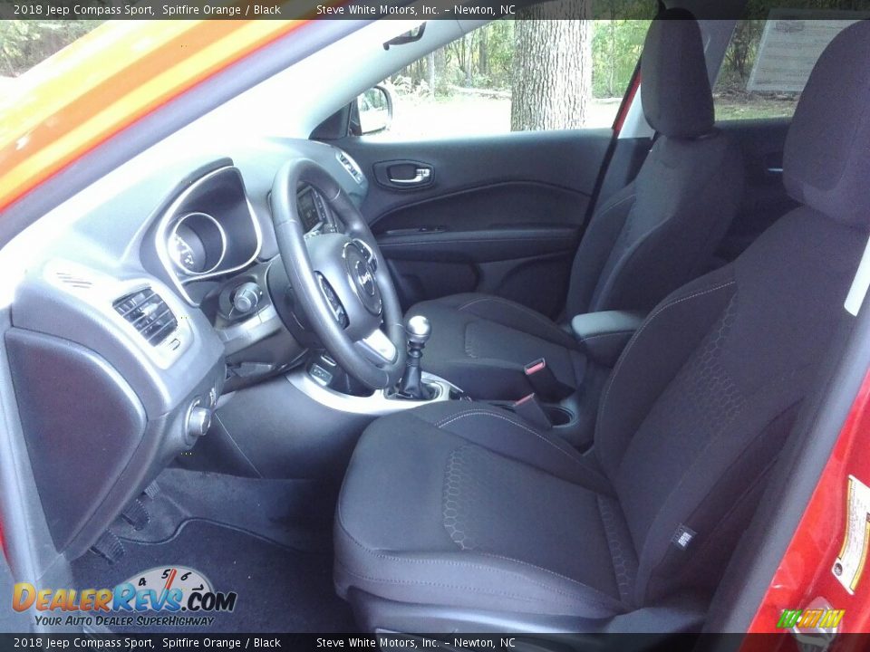 2018 Jeep Compass Sport Spitfire Orange / Black Photo #9