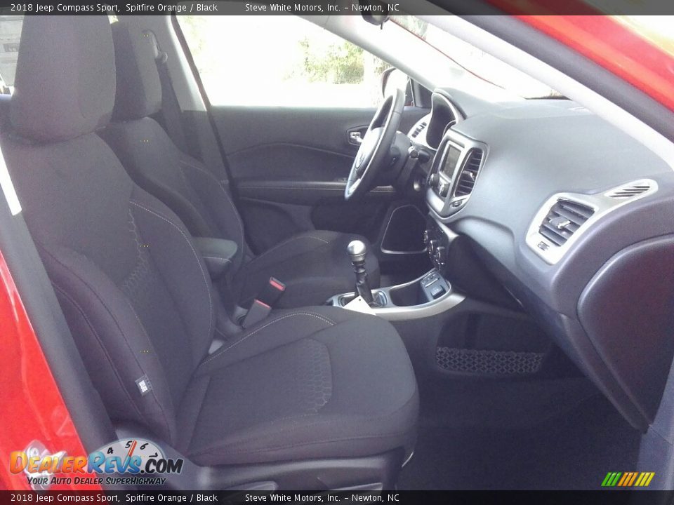 2018 Jeep Compass Sport Spitfire Orange / Black Photo #13