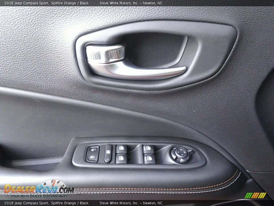 2018 Jeep Compass Sport Spitfire Orange / Black Photo #14