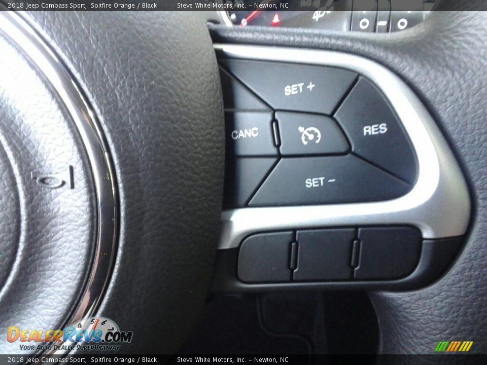 2018 Jeep Compass Sport Spitfire Orange / Black Photo #18