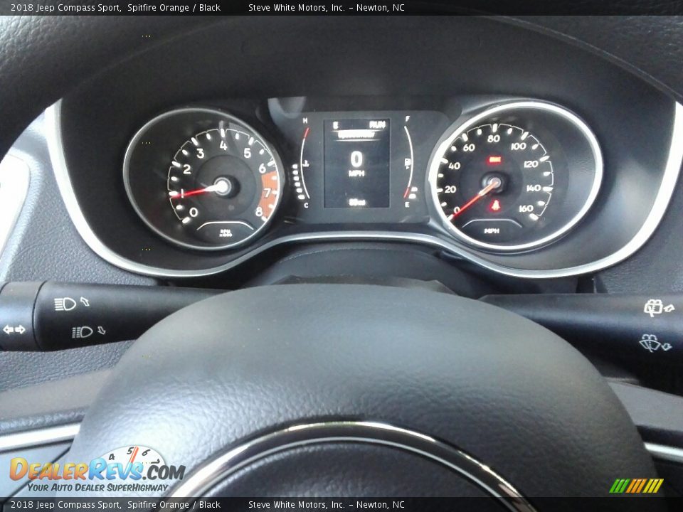 2018 Jeep Compass Sport Spitfire Orange / Black Photo #19