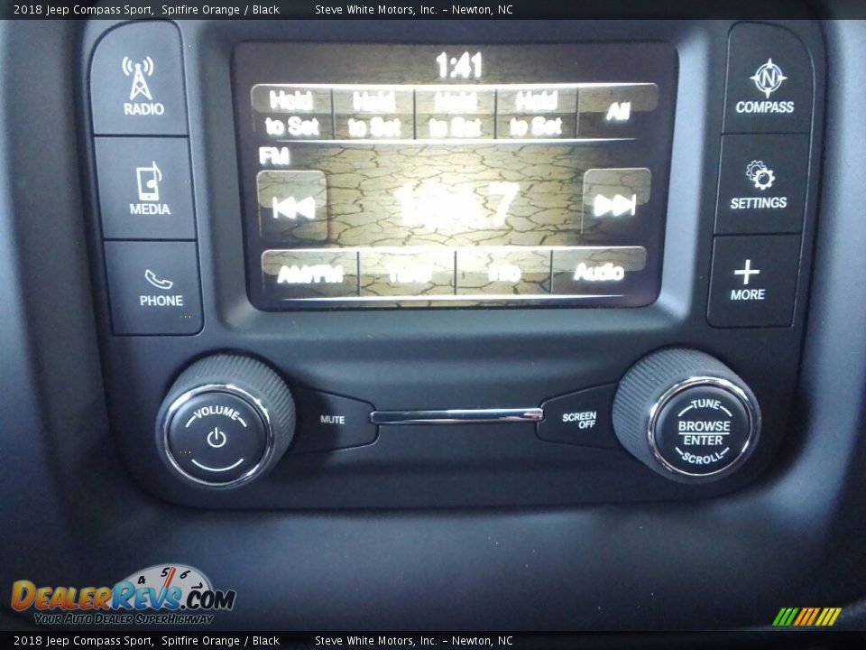 2018 Jeep Compass Sport Spitfire Orange / Black Photo #21