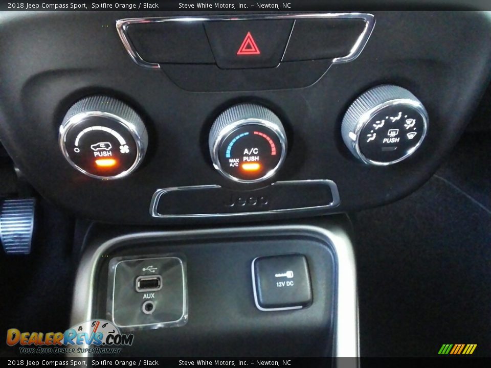 2018 Jeep Compass Sport Spitfire Orange / Black Photo #23