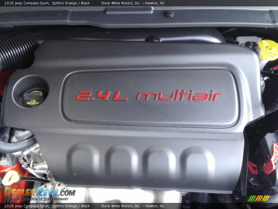 2018 Jeep Compass Sport Spitfire Orange / Black Photo #25