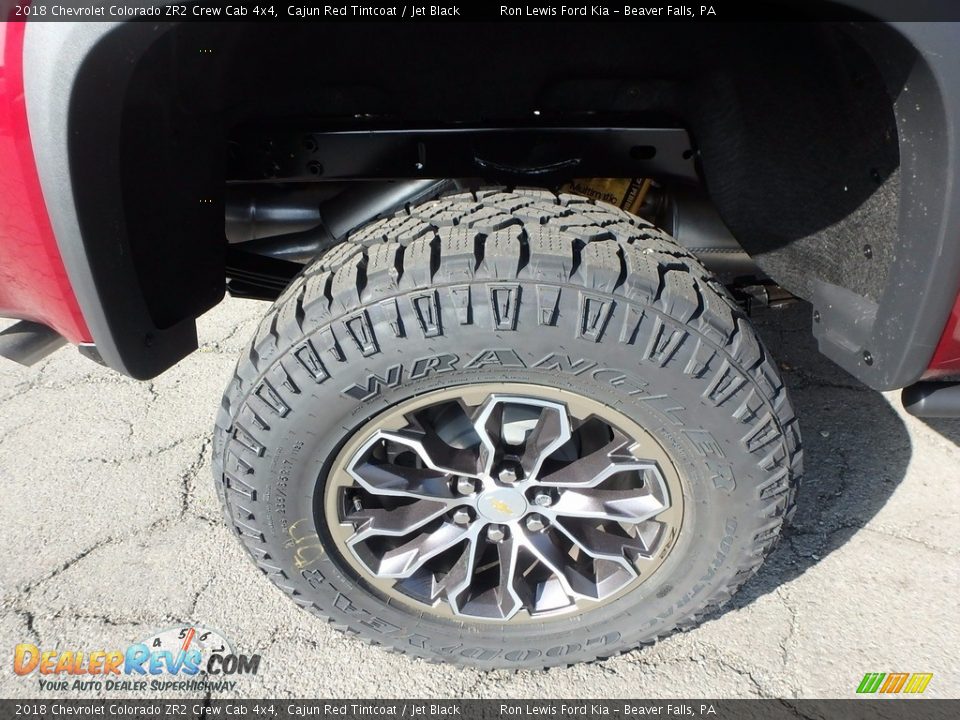 2018 Chevrolet Colorado ZR2 Crew Cab 4x4 Cajun Red Tintcoat / Jet Black Photo #9