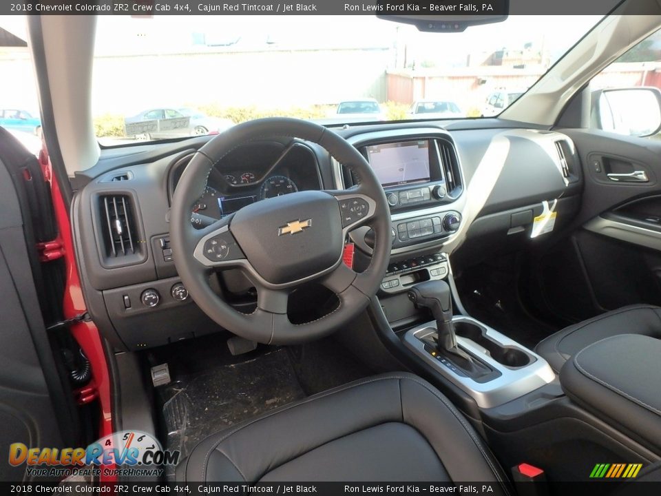 Jet Black Interior - 2018 Chevrolet Colorado ZR2 Crew Cab 4x4 Photo #12