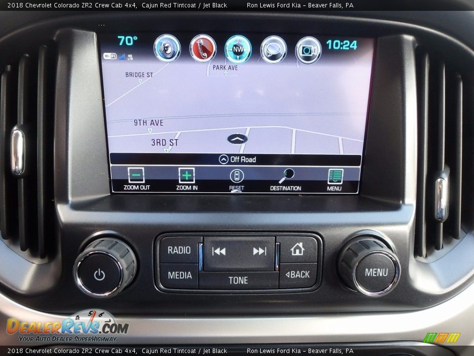 2018 Chevrolet Colorado ZR2 Crew Cab 4x4 Cajun Red Tintcoat / Jet Black Photo #18