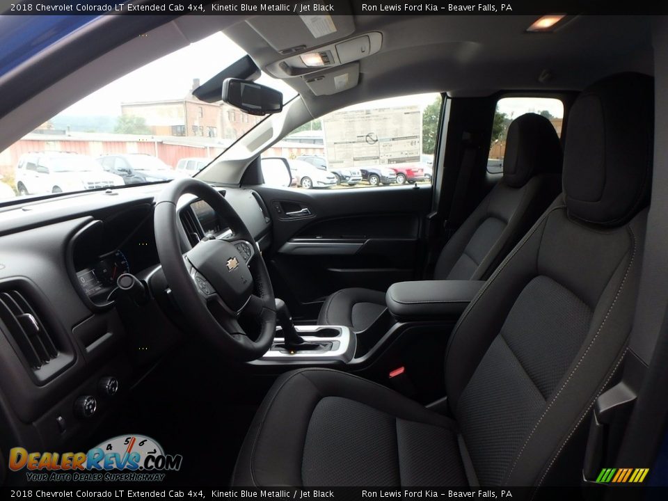 2018 Chevrolet Colorado LT Extended Cab 4x4 Kinetic Blue Metallic / Jet Black Photo #10