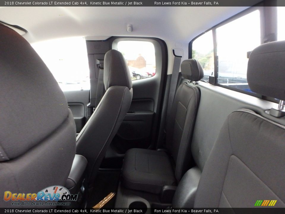 2018 Chevrolet Colorado LT Extended Cab 4x4 Kinetic Blue Metallic / Jet Black Photo #11