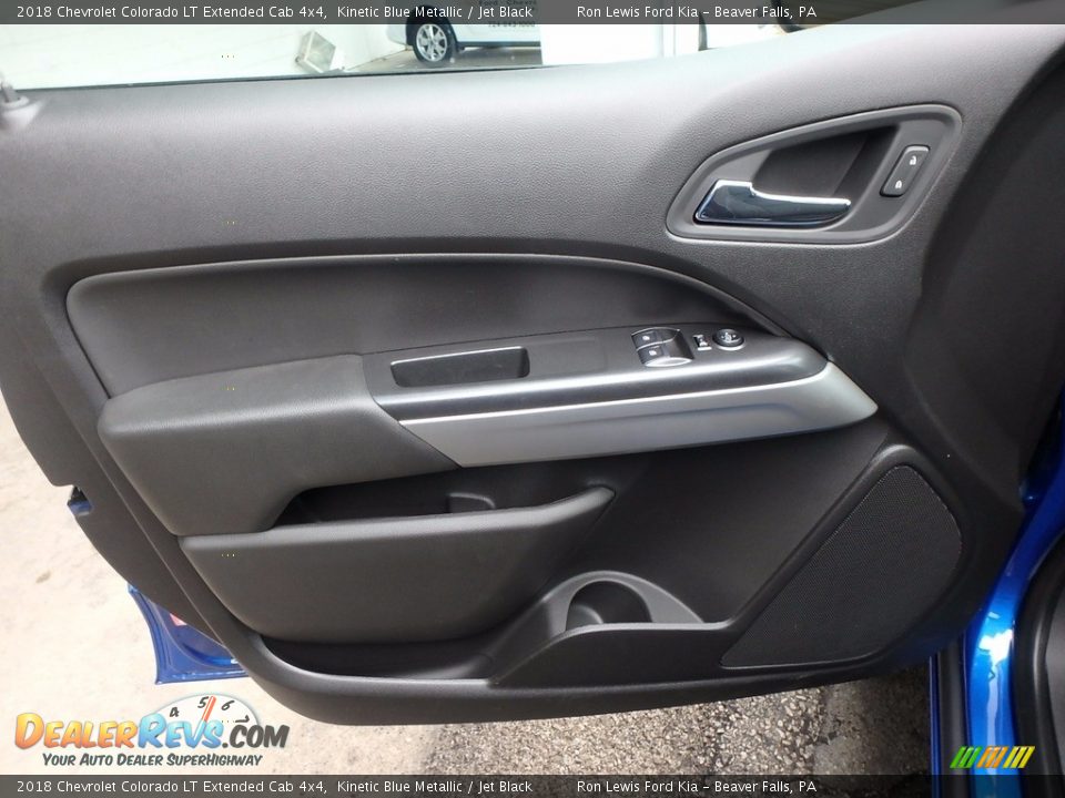 2018 Chevrolet Colorado LT Extended Cab 4x4 Kinetic Blue Metallic / Jet Black Photo #13