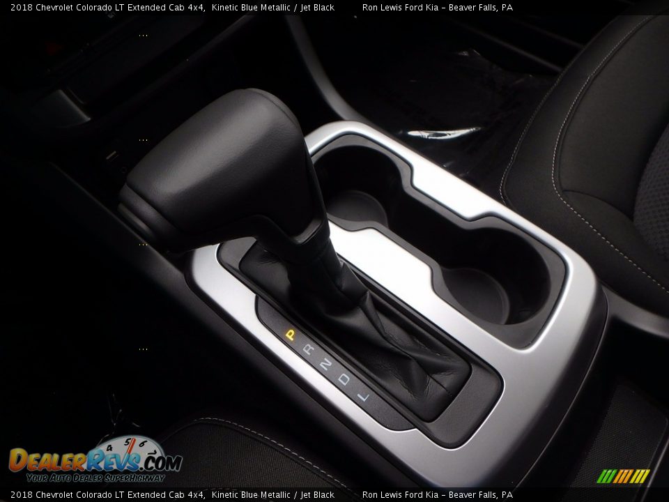 2018 Chevrolet Colorado LT Extended Cab 4x4 Kinetic Blue Metallic / Jet Black Photo #17