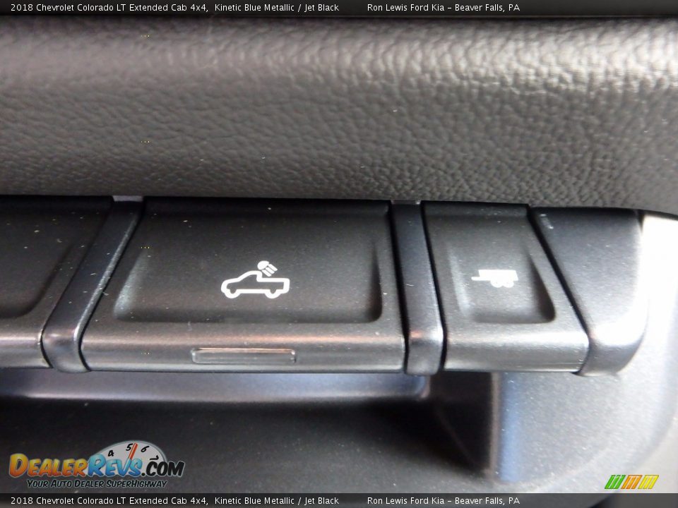 2018 Chevrolet Colorado LT Extended Cab 4x4 Kinetic Blue Metallic / Jet Black Photo #18