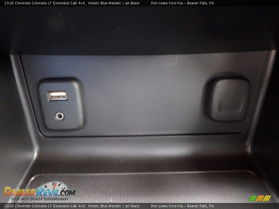 2018 Chevrolet Colorado LT Extended Cab 4x4 Kinetic Blue Metallic / Jet Black Photo #20