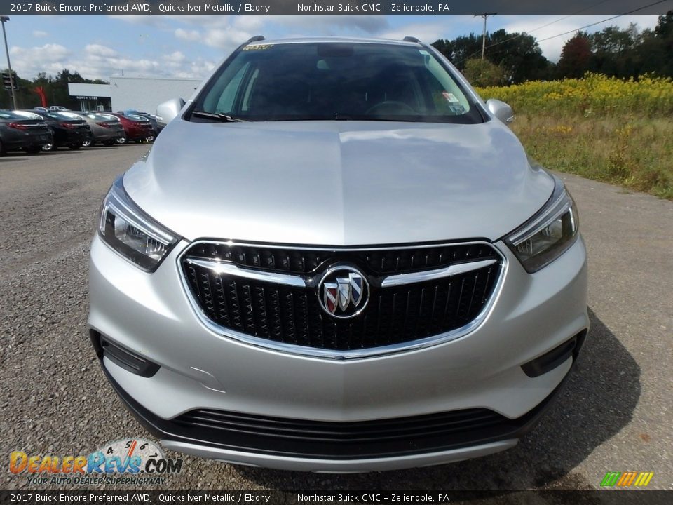 2017 Buick Encore Preferred AWD Quicksilver Metallic / Ebony Photo #2