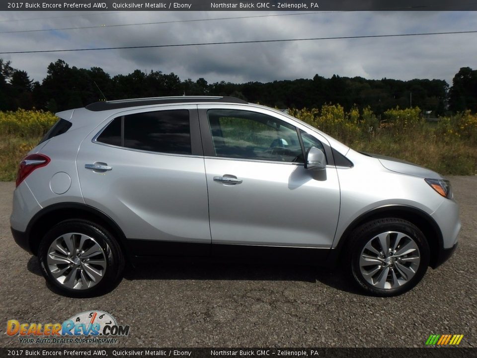 2017 Buick Encore Preferred AWD Quicksilver Metallic / Ebony Photo #4