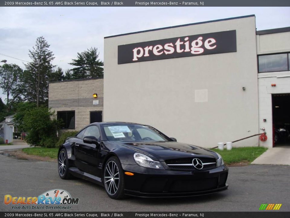 2009 Mercedes-Benz SL 65 AMG Black Series Coupe Black / Black Photo #1