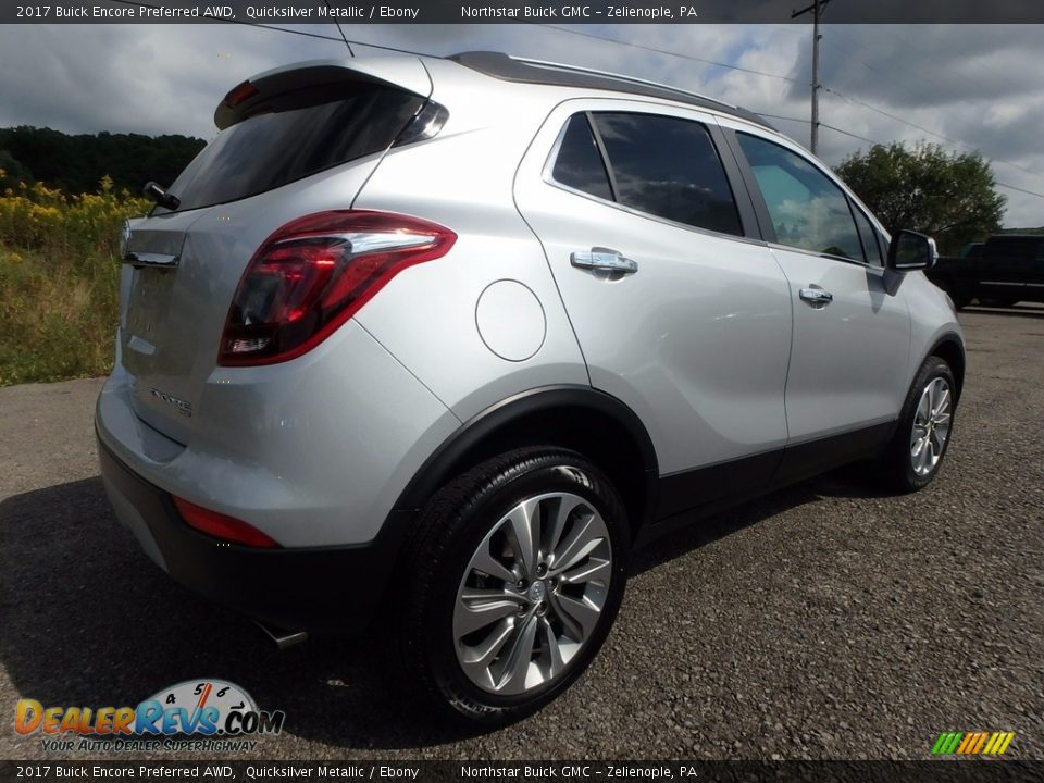 2017 Buick Encore Preferred AWD Quicksilver Metallic / Ebony Photo #5
