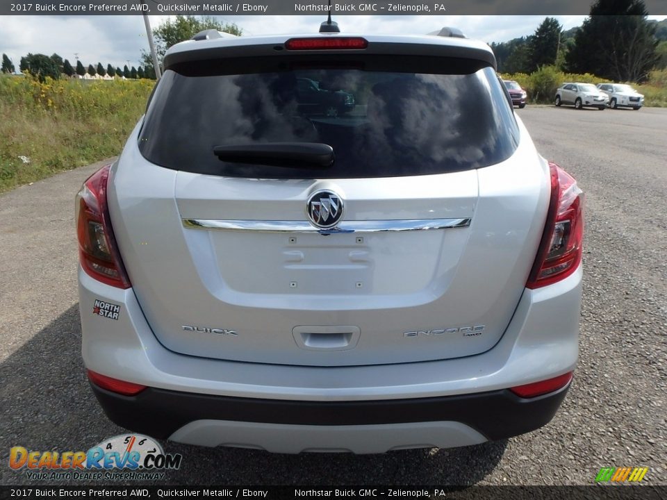 2017 Buick Encore Preferred AWD Quicksilver Metallic / Ebony Photo #6