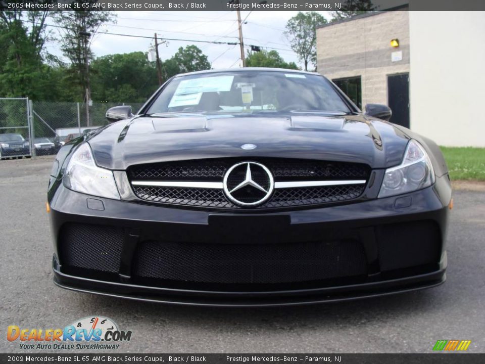 2009 Mercedes-Benz SL 65 AMG Black Series Coupe Black / Black Photo #2