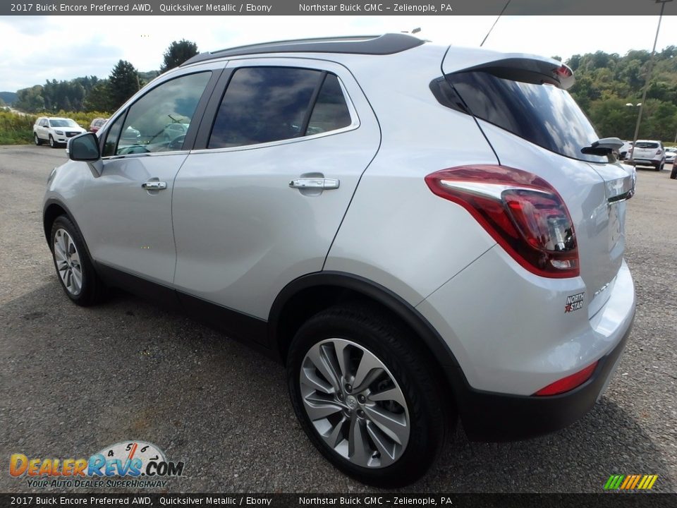 2017 Buick Encore Preferred AWD Quicksilver Metallic / Ebony Photo #8