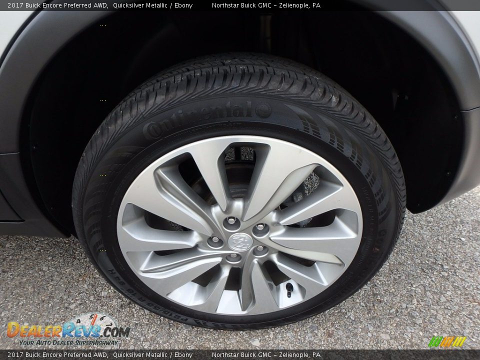 2017 Buick Encore Preferred AWD Quicksilver Metallic / Ebony Photo #10