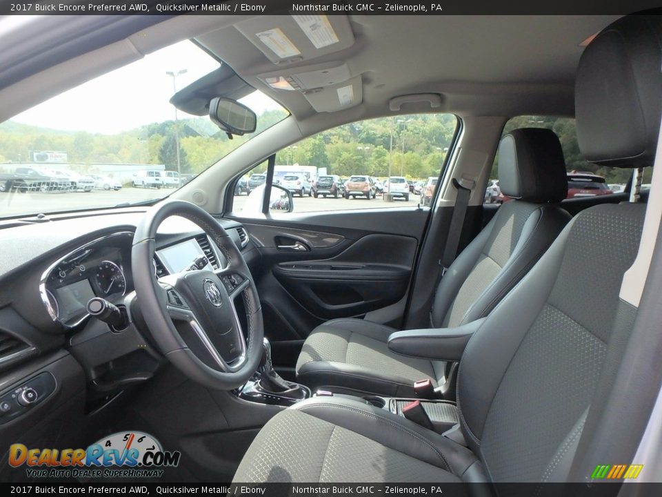 2017 Buick Encore Preferred AWD Quicksilver Metallic / Ebony Photo #11
