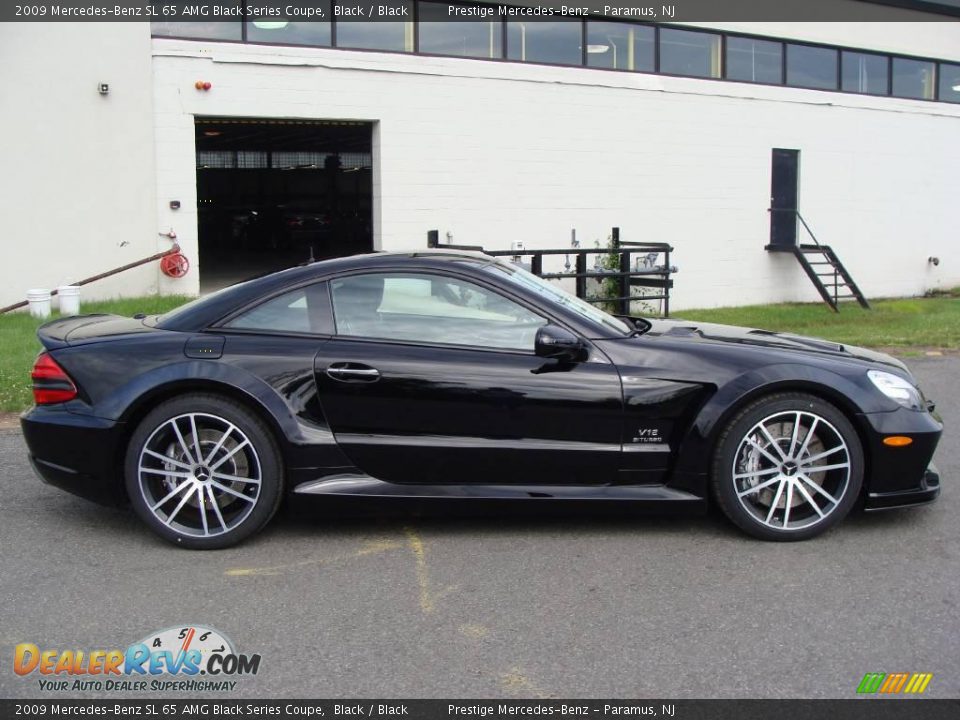 2009 Mercedes-Benz SL 65 AMG Black Series Coupe Black / Black Photo #3