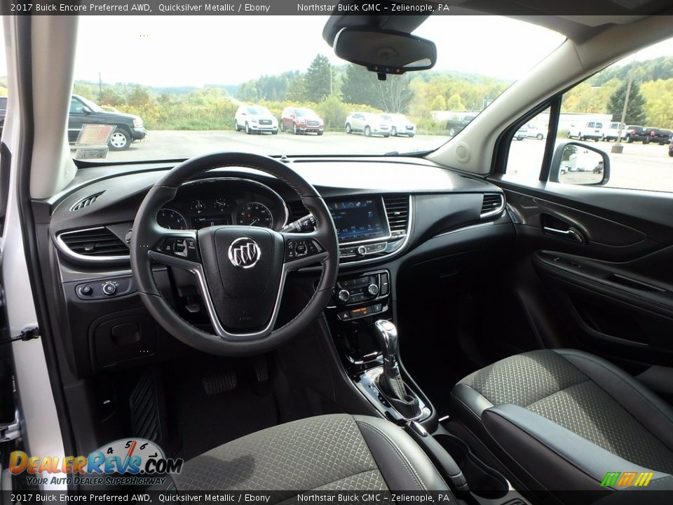 2017 Buick Encore Preferred AWD Quicksilver Metallic / Ebony Photo #13
