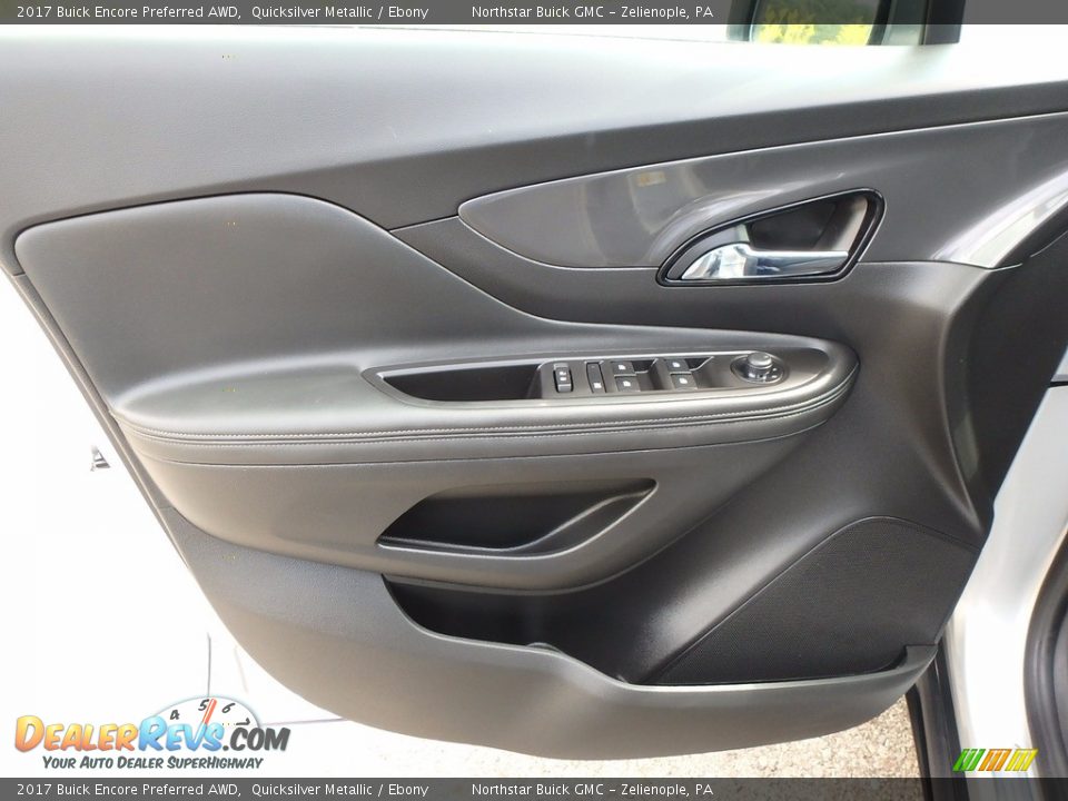 2017 Buick Encore Preferred AWD Quicksilver Metallic / Ebony Photo #14