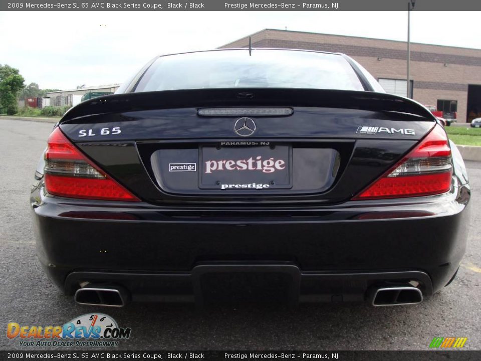 2009 Mercedes-Benz SL 65 AMG Black Series Coupe Black / Black Photo #5