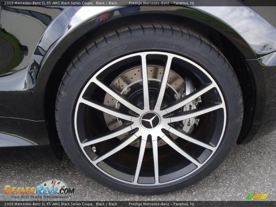 2009 Mercedes-Benz SL 65 AMG Black Series Coupe Black / Black Photo #7