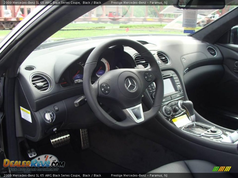 2009 Mercedes-Benz SL 65 AMG Black Series Coupe Black / Black Photo #10