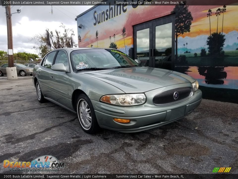 2005 Buick LeSabre Limited Sagemist Green Metallic / Light Cashmere Photo #3