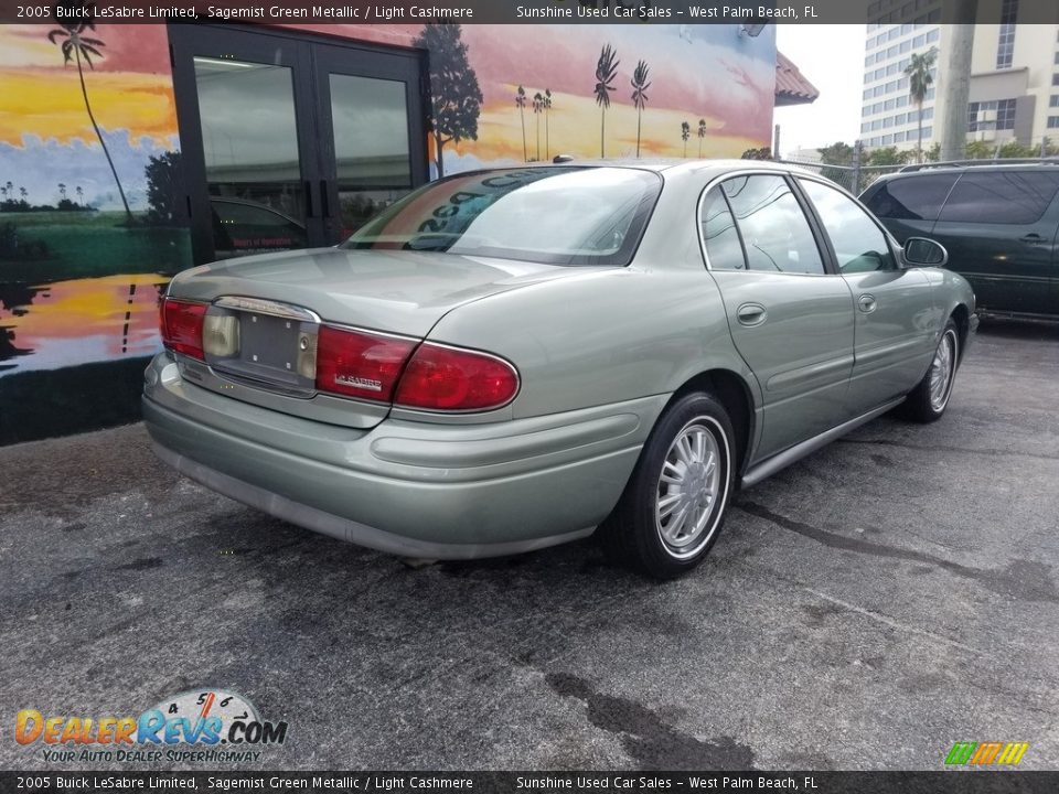 2005 Buick LeSabre Limited Sagemist Green Metallic / Light Cashmere Photo #4