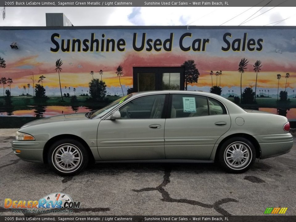2005 Buick LeSabre Limited Sagemist Green Metallic / Light Cashmere Photo #5