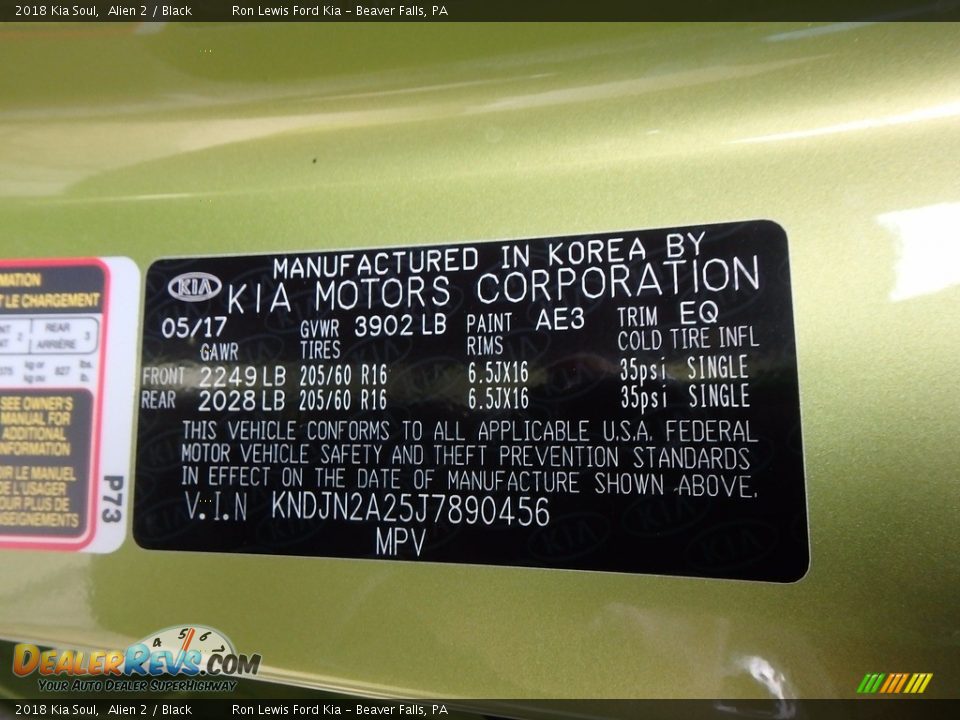 2018 Kia Soul Alien 2 / Black Photo #15