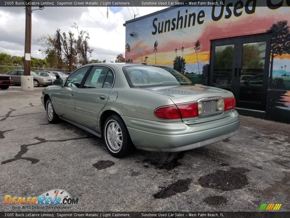 2005 Buick LeSabre Limited Sagemist Green Metallic / Light Cashmere Photo #6