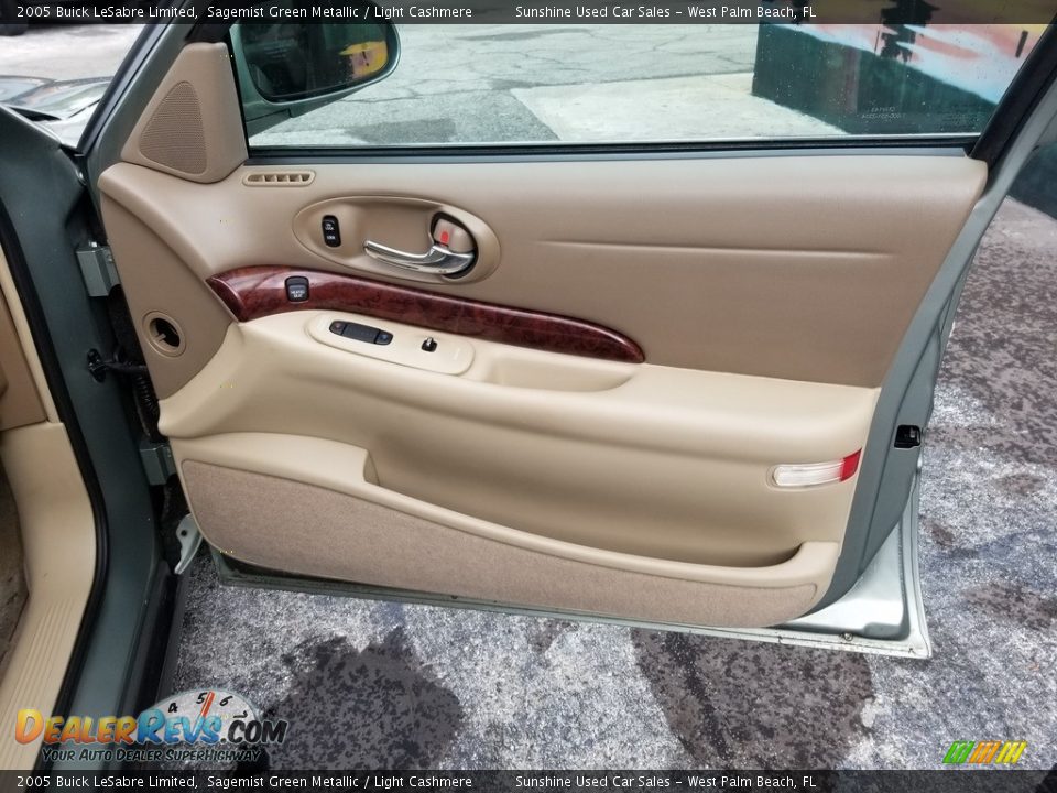2005 Buick LeSabre Limited Sagemist Green Metallic / Light Cashmere Photo #14