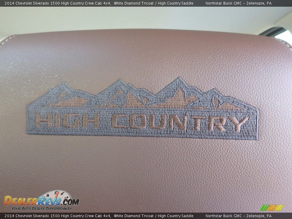 2014 Chevrolet Silverado 1500 High Country Crew Cab 4x4 White Diamond Tricoat / High Country Saddle Photo #24