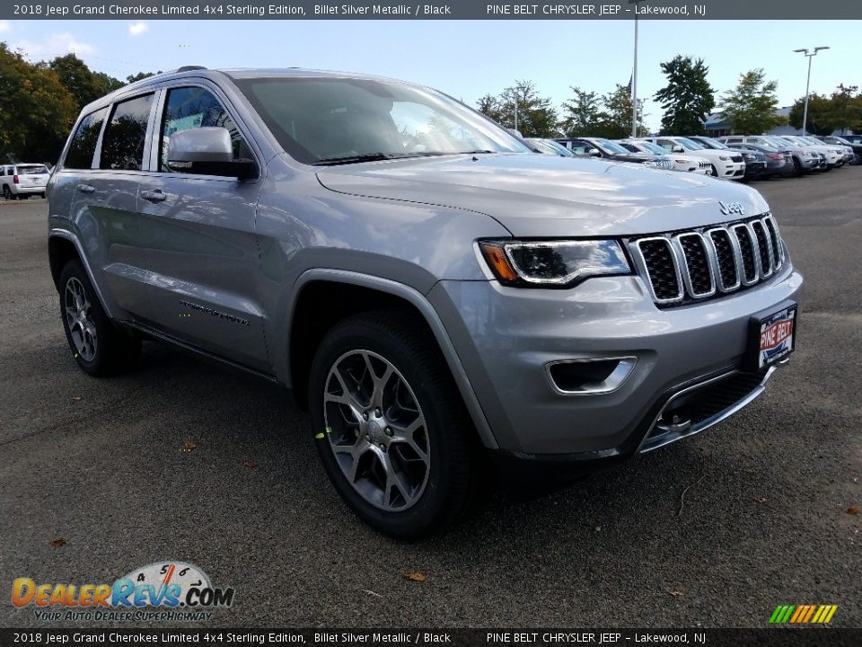 2018 Jeep Grand Cherokee Limited 4x4 Sterling Edition Billet Silver Metallic / Black Photo #1